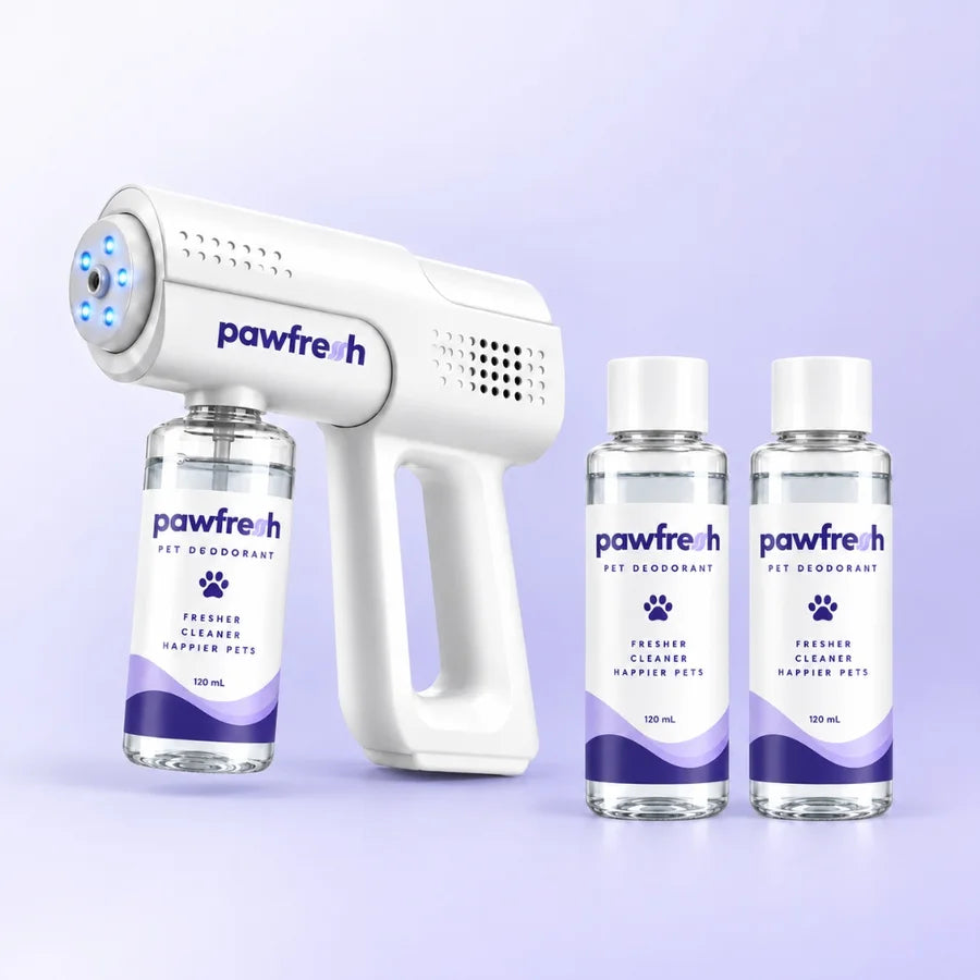 Most Popular bundle: PawFresh device with two refill bottles