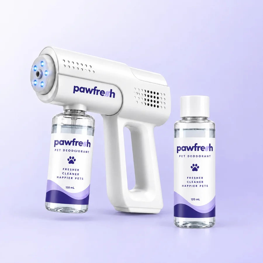 Starter bundle: PawFresh device with one refill bottle